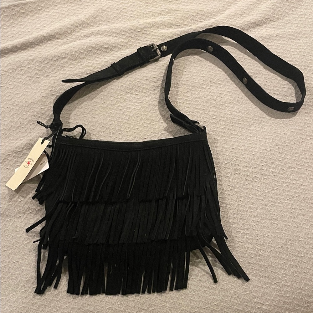 Idyllwind Miranda Lambert Black Fringe Crossbody Bag
